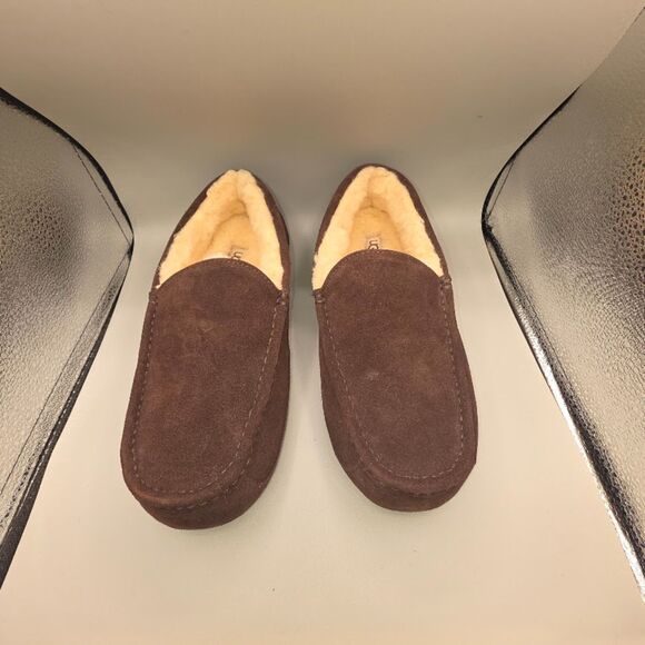 UGG Men\'s Ascot Suede Slipper Espresso Brown Size 10 WITH BOX main image 10